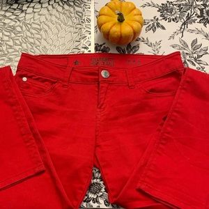 Celebrity Pink Red Skinny Jeans